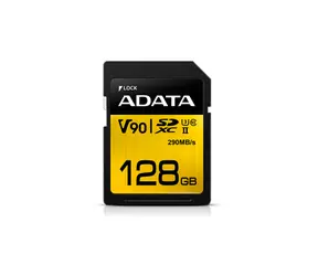 ADATA Premier One SDXC karta 128GB / UHS-II U3 Class 10 / R: 290MB/s / W: 260MB/s