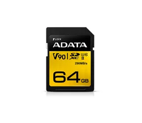 ADATA Premier One SDXC karta 64GB / UHS-II U3 Class 10 / R: 290MB/s / W: 260MB/s