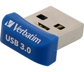 Verbatim Store 'n' Stay Nano 16GB modrá / Flash Disk / USB 3.0 / čtení: 80MBs / zápis: 25MBs