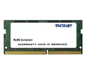 Patriot Signature 8GB (1x8GB) 2133MHz / SODIMM / DDR4 / CL15 / Unbuffered / Non-ECC / 1.2V