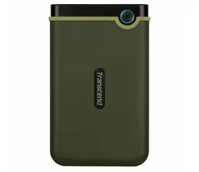 Transcend StoreJet 25M3G 2TB zelená / externí HDD / 2.5" / USB 3.0 / Slim / SATA / Rubber Case / Anti-Shock