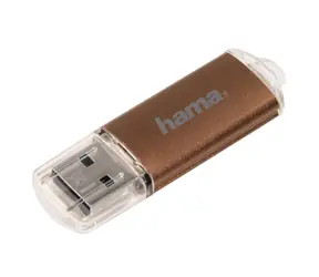 Hama Laeta 32GB hnědá / Flash disk / USB 2.0 / až 10 MBs