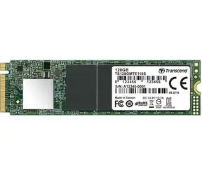 Transcend 110S M.2 128GB / M.2 2280 NVMe / 3D TLC / RW: 1700 & 1500 MBps 