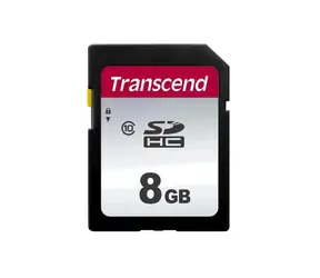 Transcend 300S 8GB / SDHC paměťová karta / Class 10 / R: 20MBps / W: 10MBps