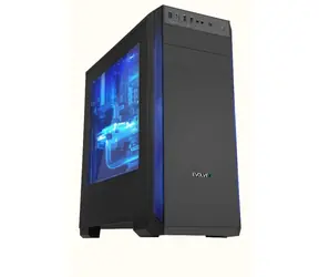 EVOLVEO T3 černá / ATX / 2x USB 2.0 + 1x USB 3.0 / 5x 120 mm / bez zdroje / průhledná bočnice