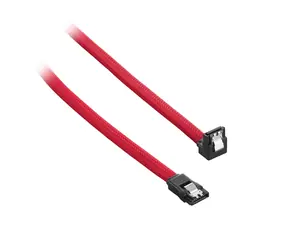 CableMod ModMesh Pravoúhlý SATA 3 Kabel 30cm - červená
