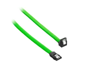 CableMod ModMesh Pravoúhlý SATA 3 Kabel 30cm - zelená