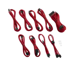 CableMod PRO ModMesh C-Series Kabel Kit pro Corsair AXi & HXi & RM - červená