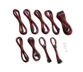 CableMod PRO ModMesh C-Series Kabel Kit pro Corsair Rmi & RMx - tmavě červená