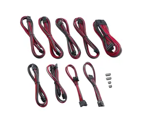 CableMod PRO ModMesh RT-Series Kabel Kits pro ASUS ROG & Seasonic - černo-červená