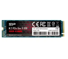 Silicon Power M.2 2280 A80 1TB / Interní SSD / 2.5" / PCIe Gen 3x4 / čtení:3400MBs / zápis:3000MBs