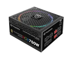 THERMALTAKE Toughpower Grand RGB Sync 750W / aktivní PFC / ATX 12V 2.4 / 140mm ventilátor / 80PLUS Gold / černá