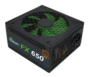 EVOLVEO FX 650 80Plus Bronze / 650W / aktivní PFC / ATX 12V 2.2 / 140mm ventilátor / 80PLUS Bronze / černá