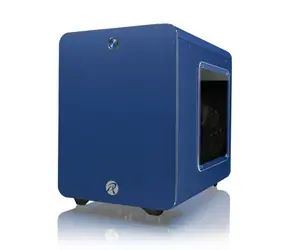 RAIJINTEK Metis Plus modrá / Mini-ITX / s průhlednou bočnicí / 2x USB 3.0 / 1x 120mm / bez zdroje