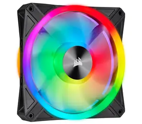 Corsair iCUE QL140 RGB PWM 140mm (2ks) + iCUE Core Controller / PWM ventilátor / 140mm / 1250RPM / 26 dBA / černo-bílá