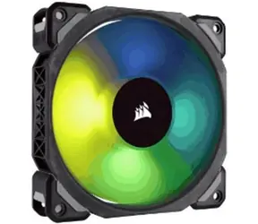 Corsair ML140 PRO RGB LED / 140 mm / Magnetic Levitation Bearing / 20.4 dB @ 1200 RPM / 55.4 CFM / 1ks