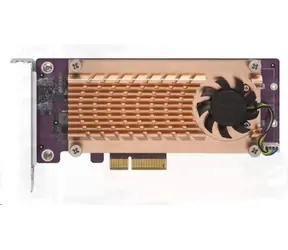 QNAP QM2-2P-244A / Rozšiřující karta pro disky SSD M.2 22110 & 2280 / 2 sloty / podpora NAS TVS-x82 & TS-x77