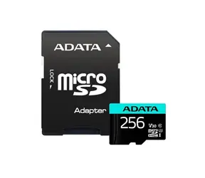 ADATA Premier Pro Micro SDXC 256GB + SD adaptér / V30 / U3 / Class 10 / R: 100MBs / W: 80MBs