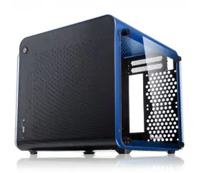 RAIJINTEK Metis EVO TG modrá / Mini-ITX / s průhlednou bočnicí / USB 3.0 / USB 3.1 (Typ C) / ATX|SFX / bez zdroje