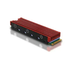 AXAGON CLR-M2, hliníkový pasivní chladič pro jedno i oboustranný M.2 SSD disk, výška 12 mm