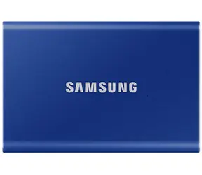SAMSUNG T7 2TB modrá / Externí SSD / R: 1050 MBs & W: 1000MBs / USB-C / 3y