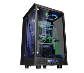 THERMALTAKE The Tower 900 černá / E-ATX / bez zdroje / USB 3.0 / průhledná bočnice