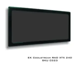 DEMCiflex magnetický prachový filtr pro chladič XTX 240 černá