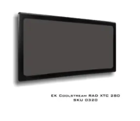 DEMCiflex magnetický prachový filtr pro chladič XTC 280 černá 