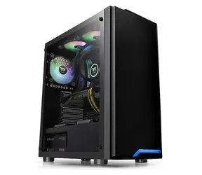 THERMALTAKE H100 TG černá / midi tower / USB / bez zdroje / ATX / průhledná bočnice 