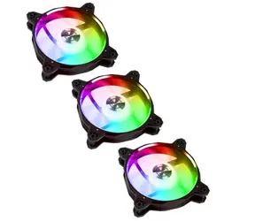 Lian Li BR120 RGB PWM + ovladač černá 3pack / 120 mm / 29 dB @ 1800 RPM / 98.5 m3h / 4-pin