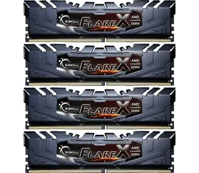 G.SKill FlareX AMD 64GB (4x16GB) 3200MHz černá / DDR4 / CL16-18-18-38 / 1.35V / XMP 2.0