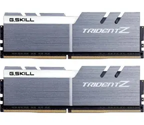 G.SKill Trident Z 32GB (2x16GB) 3200 MHz stříbrno-bílá / DDR4 / CL16-18-18-38 / 1.35V / XMP 2.0