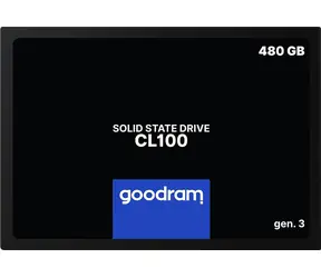 GOODRAM CL100 Gen. 3 480GB / 2.5" / SATA III / 3D-NAND TLC / R: 540MBs / W: 460MBs 