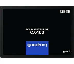 GOODRAM CX400 Gen.2 128GB / 2.5" / SATA III / 3D-NAND TLC / R: 550MBs / W: 460MBs / MTBF: 2mil