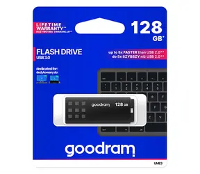 GOODRAM UME3 128GB černá / Flash disk / USB 3.0 / čtení: 60MBs / zápis: 20MBs