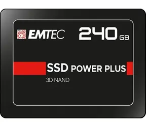 EMTEC Power Plus X150 240GB / 2.5" / SATA III / 3D TLC / R:520MBps / W:500MBps / IOPS: 70K&80K / MTBF 2mh / 3y