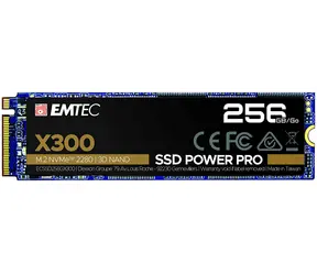 EMTEC Power Pro X300 256GB / M.2 / NVMe / 3D TLC / R:1700MBps / W:1000MBps / MTBF 2mh / 5y