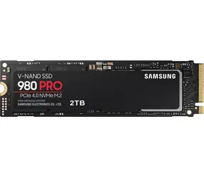 SAMSUNG 980 PRO 2TB / SSD / M.2 NVMe PCI-E 4.0 / TLC / R: 7000 MBps / W: 5100 MBps / IOPS: 1000K&1000K / MTBF 1.5mh / 5y