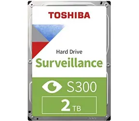 Toshiba S300 Surveillance 2TB / Interní disk / 3.5" / 128MB cache / 5400 rpm / SATA III 