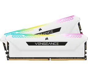 Corsair Vengeance RGB Pro SL 16GB (2x8GB) 3200MHz bílá / DDR4 / PC4-25600 / CL16-20-20-38 / 1.2V / XMP2.0 / s chladičem