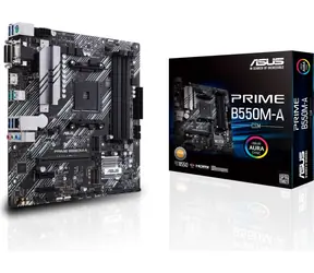ASUS PRIME B550M-A CSM / AMD B550 / DDR4 / SATA III RAID / USB / GLAN / M.2 / sc.AM4 / m-ATX