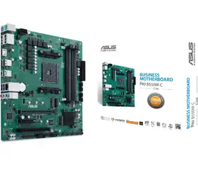 ASUS PRO B550M-C CSM / AMD B550 / DDR4 / SATA III RAID / USB / GLAN / M.2 / sc.AM4 / m-ATX
