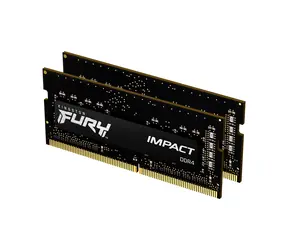Kingston FURY Impact 64GB (2x 32GB) DDR4 3200MHz / CL20 / SO-DIMM / 1.2V / Non-ECC / Un-Registered