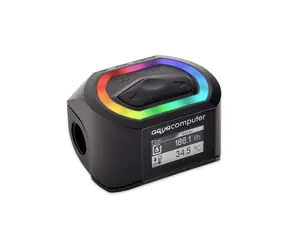Aqua Computer Flow sensor High Flow NEXT / OLED / G1/4 / RGBpx / černý