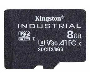 Kingston microSDHC 8GB Industrial / UHS-I V30 / U3 / Class 10