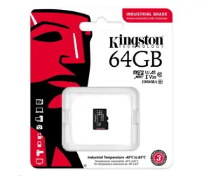 Kingston microSDXC 64GB Industrial / UHS-I V3 / U3 / Class 10