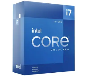 Intel Core i7-12700KF @ 3.6GHz / TB 5.0GHz / 12C20T / L2 12MB / Bez VGA / 1700 / Alder Lake / 190W
