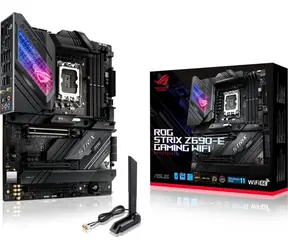 ASUS ROG STRIX Z690-E GAMING WIFI / Z690 / LGA 1700 / 4x DDR5 / PCIEx16 / 1x 2.5GLAN / Wi-Fi / ATX
