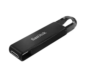 SanDisk Ultra 64 GB černá / Flash Disk / USB 3.1 Gen 1 Type-C / rychlost až 150MBs 