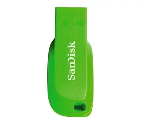 SanDisk Cruzer Blade 32 GB elektrická zelená / Flash Disk / USB 2.0 